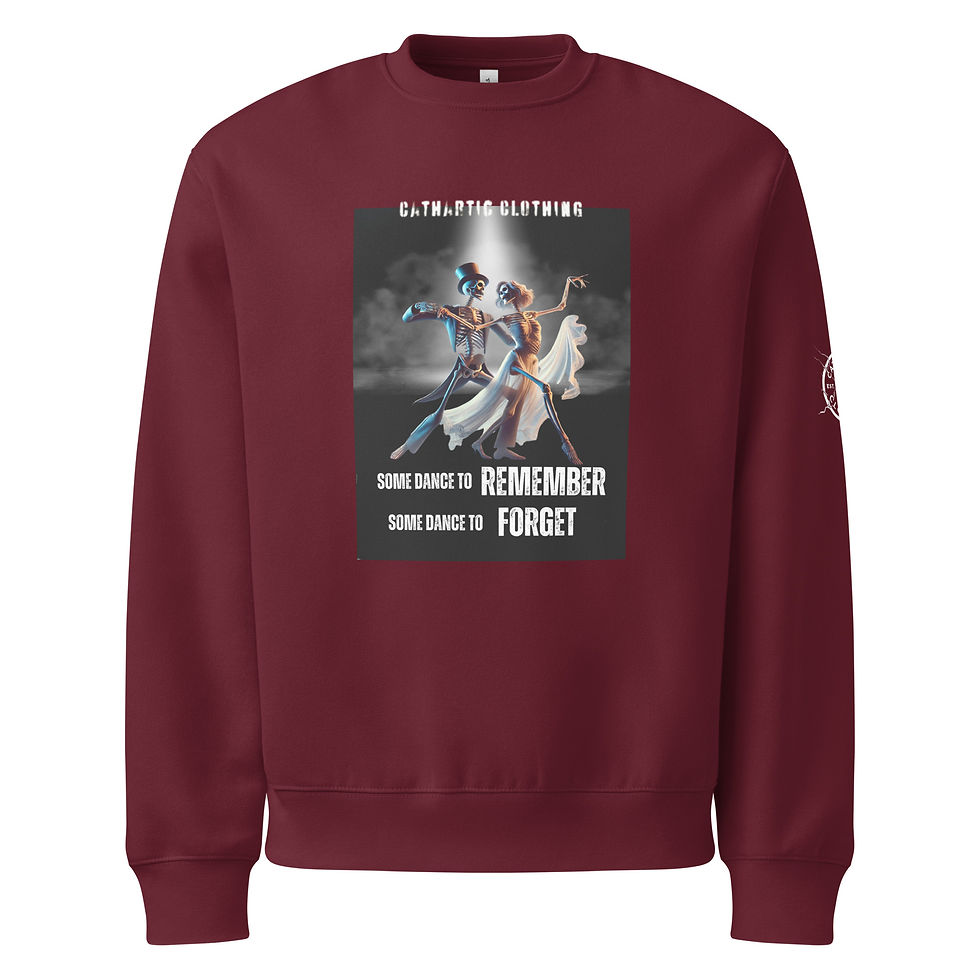 Thumbnail: Some Remember Some Forget Oversized heavyweight sweatshirt