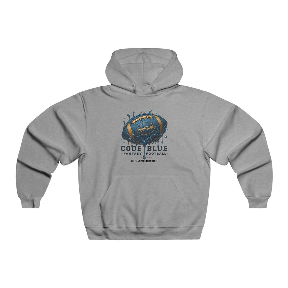 Thumbnail: Code Blue Football Hoodie, Sportswear, Game Day Apparel, Casual Layering