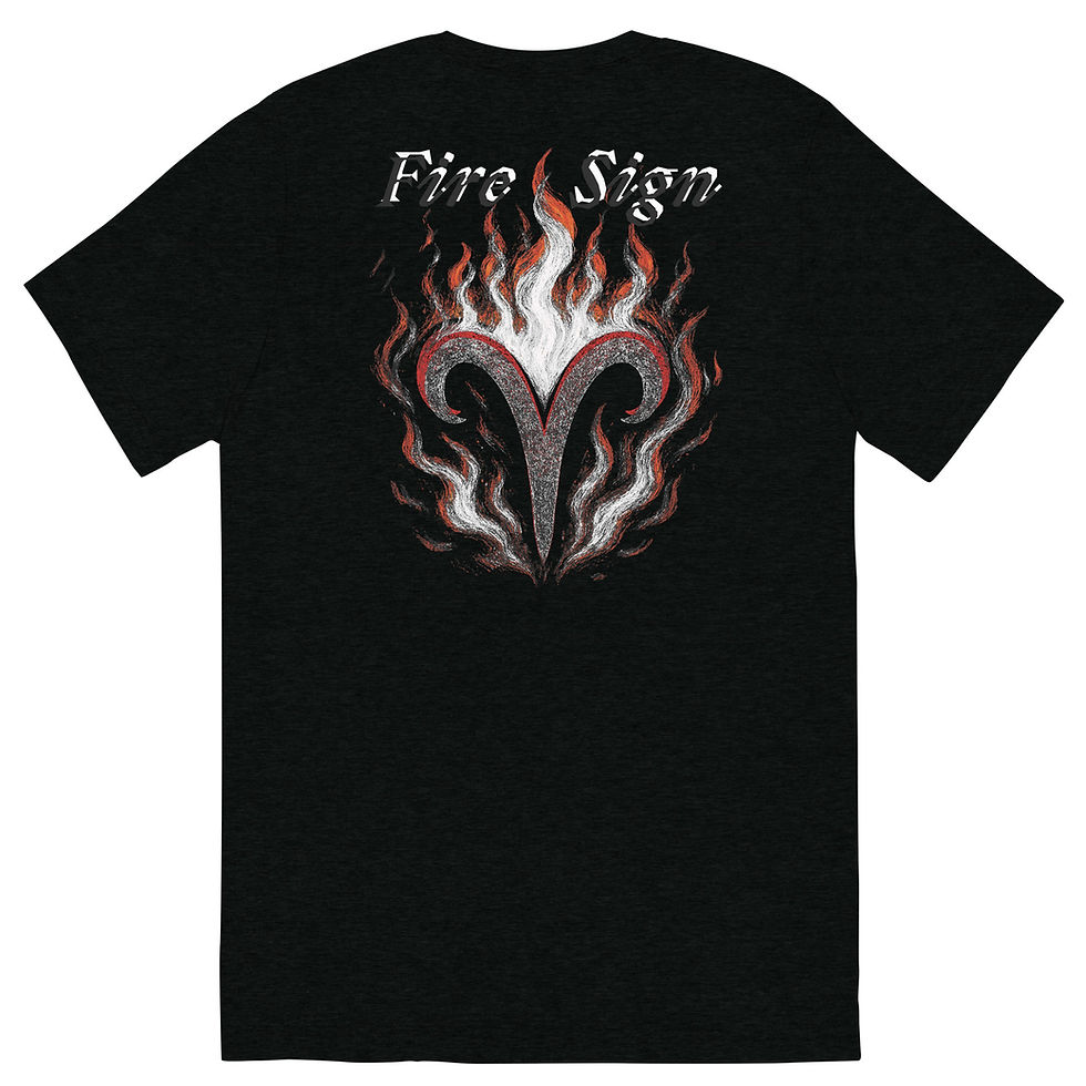 Thumbnail: Aries: Fire Sign T-Shirt (Unisex)
