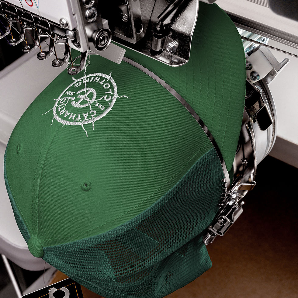 Thumbnail: Cathartic Clothing Signature Logo Trucker Cap