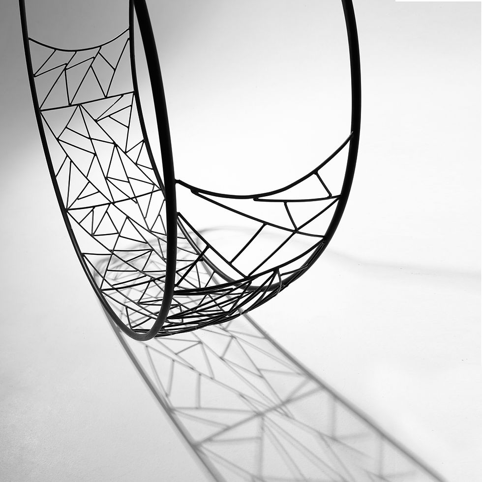 Thumbnail: Wheel Hanging Swing Chair by Studio Stirling