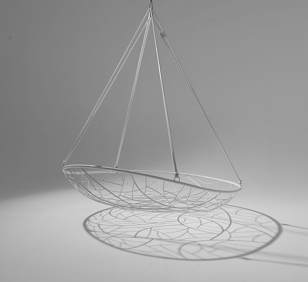 Thumbnail: Big Basket Twig Pattern Hanging Chair by Studio Stirling