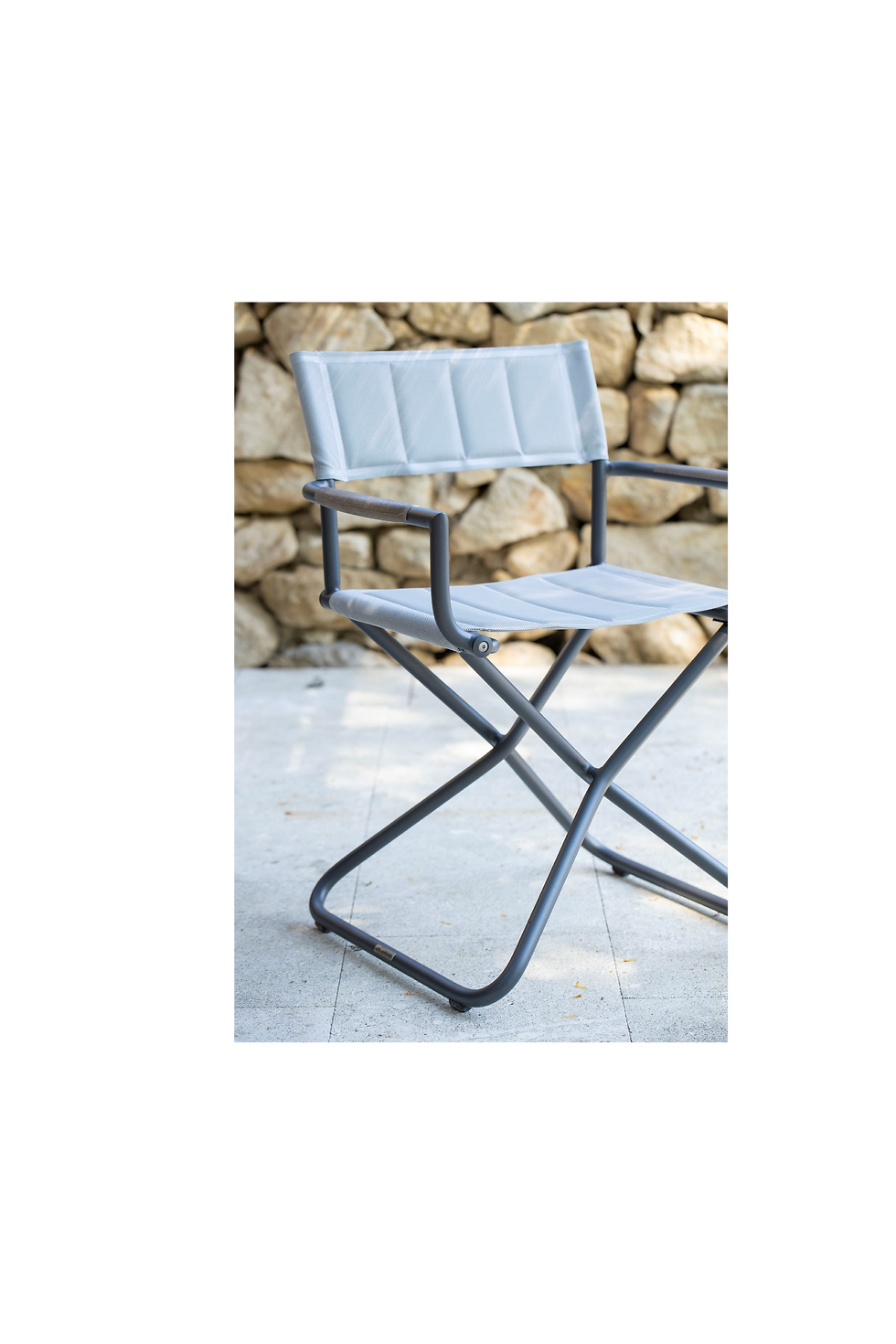 Thumbnail: Bastingage Folding Director Chair by Les Jardins