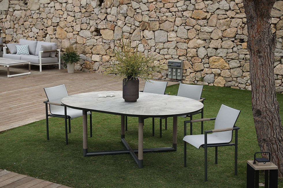 Thumbnail: Bastingage Armchair Aluminum by Les Jardins