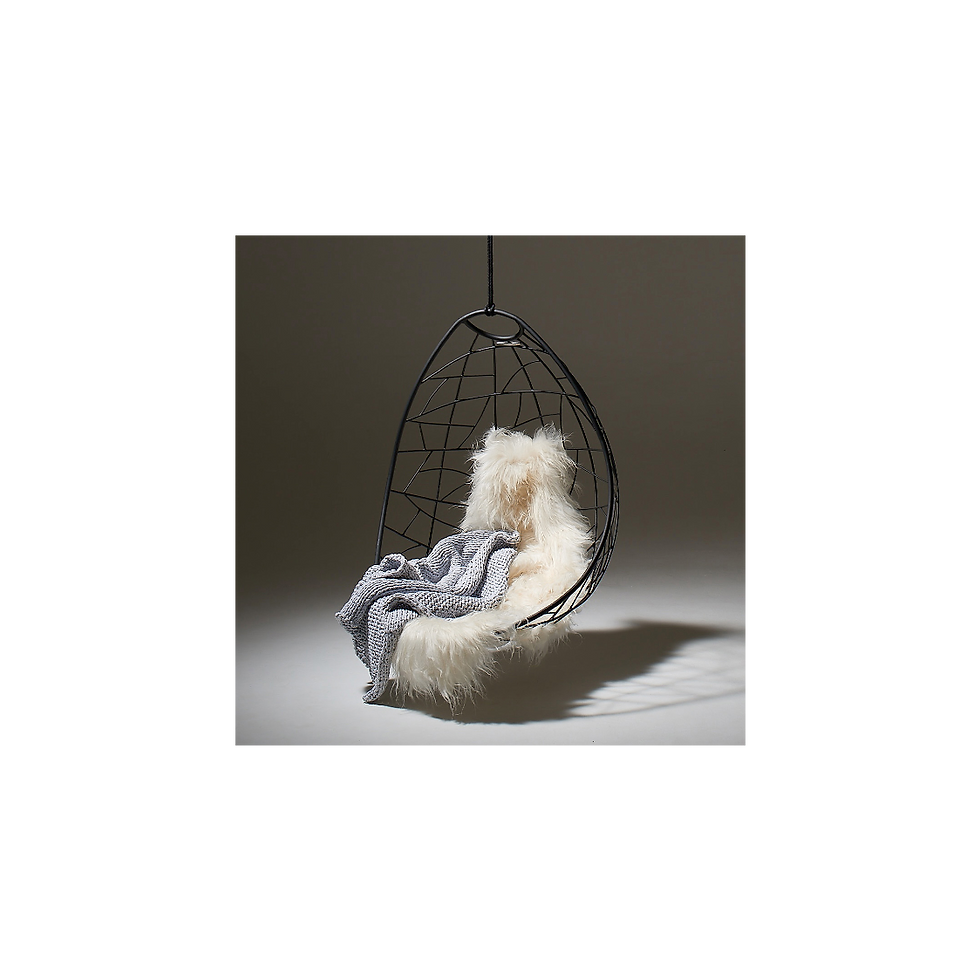 Thumbnail: Nest Egg, Twig Pattern, Hanging Swing Chair by Studio Stirling