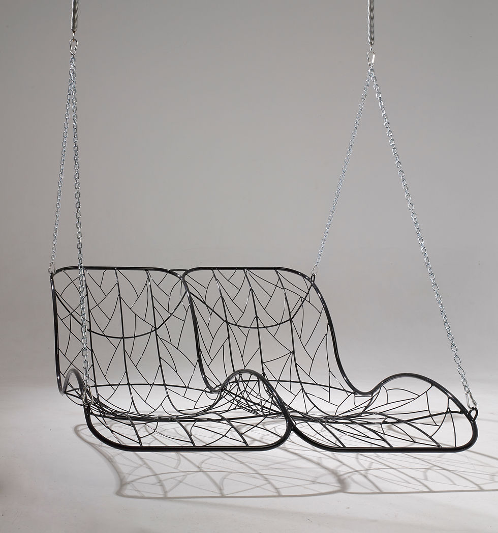 Thumbnail: Double Recliner Hanging Chair by Studio Stirling