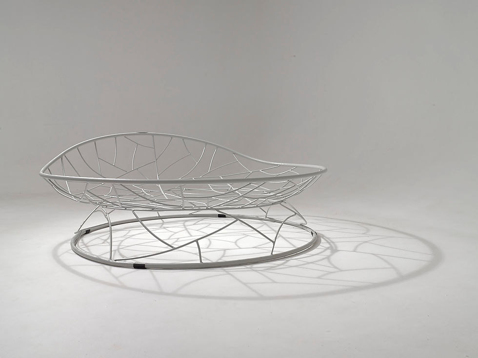 Thumbnail: Big Basket Lounger on base stand by Studio Stirling