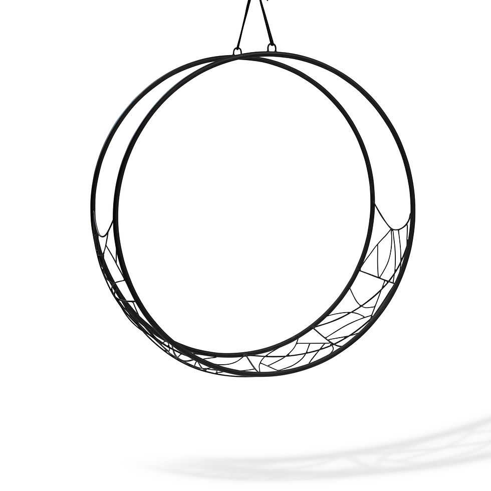 Thumbnail: Wheel Hanging Swing Chair by Studio Stirling