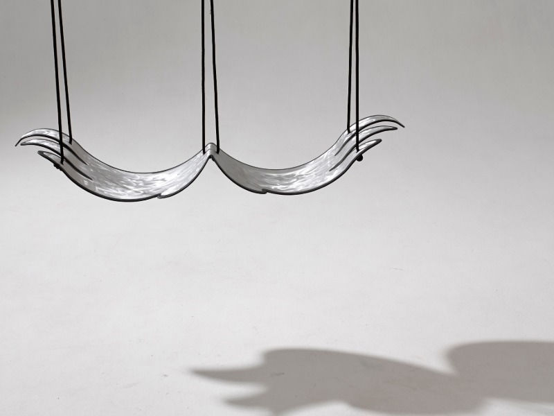 Thumbnail: Double Wing swing chair by Studio Stirling