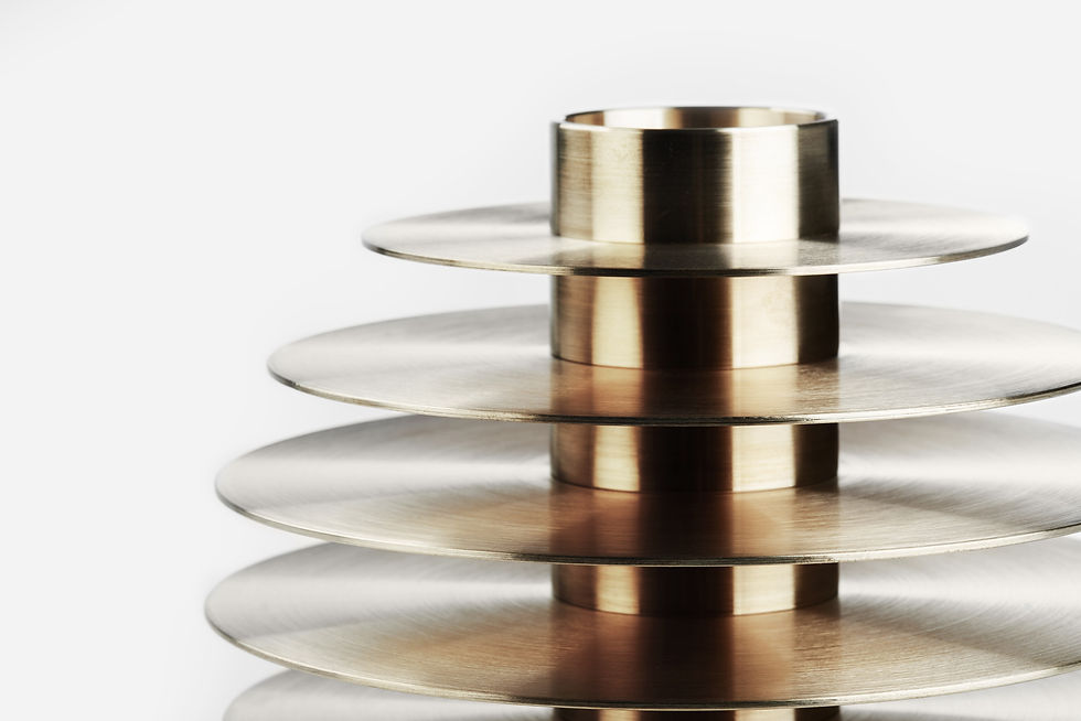 Thumbnail: Orb Candle Holder /Brass by Noom