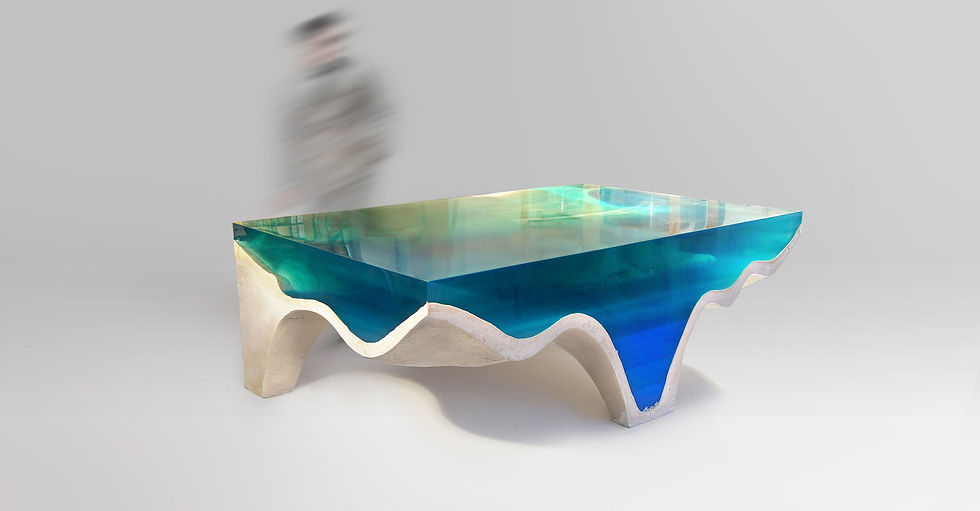 Thumbnail: Crete Table Sculpture by Eduard Locota