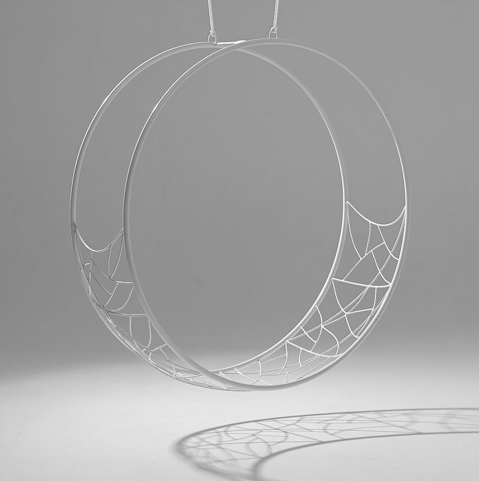 Thumbnail: Wheel Hanging Swing Chair by Studio Stirling