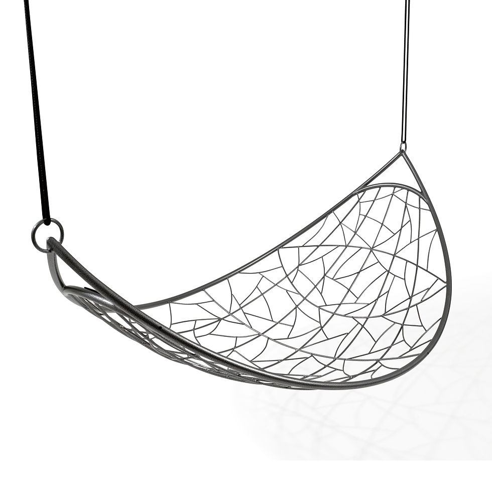 Thumbnail: The Melon Hanging Chair / Hammock by Studio Stirling
