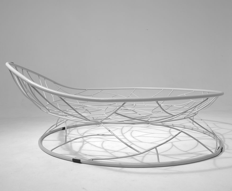 Thumbnail: Big Basket Lounger on base stand by Studio Stirling