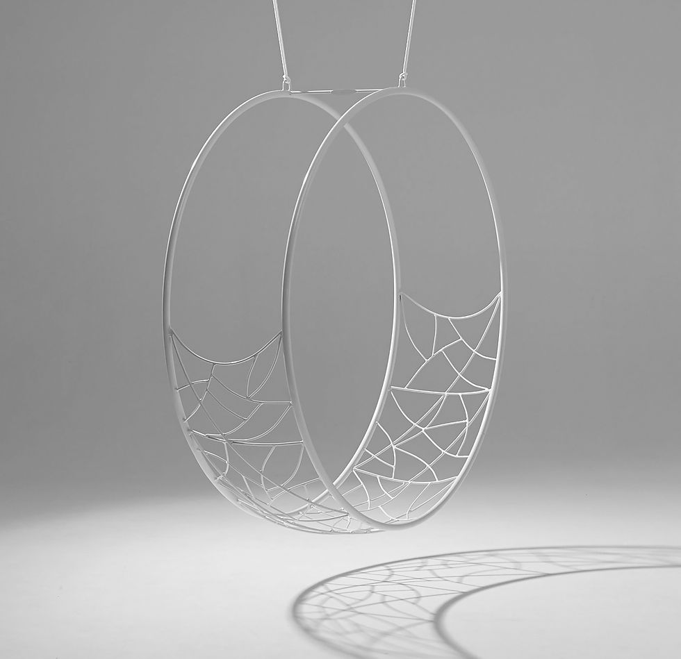 Thumbnail: Wheel Hanging Swing Chair by Studio Stirling