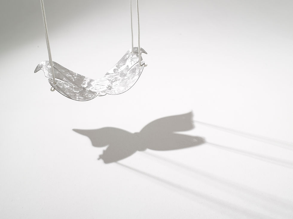 Thumbnail: Butterfly swing chair by Studio Stirling