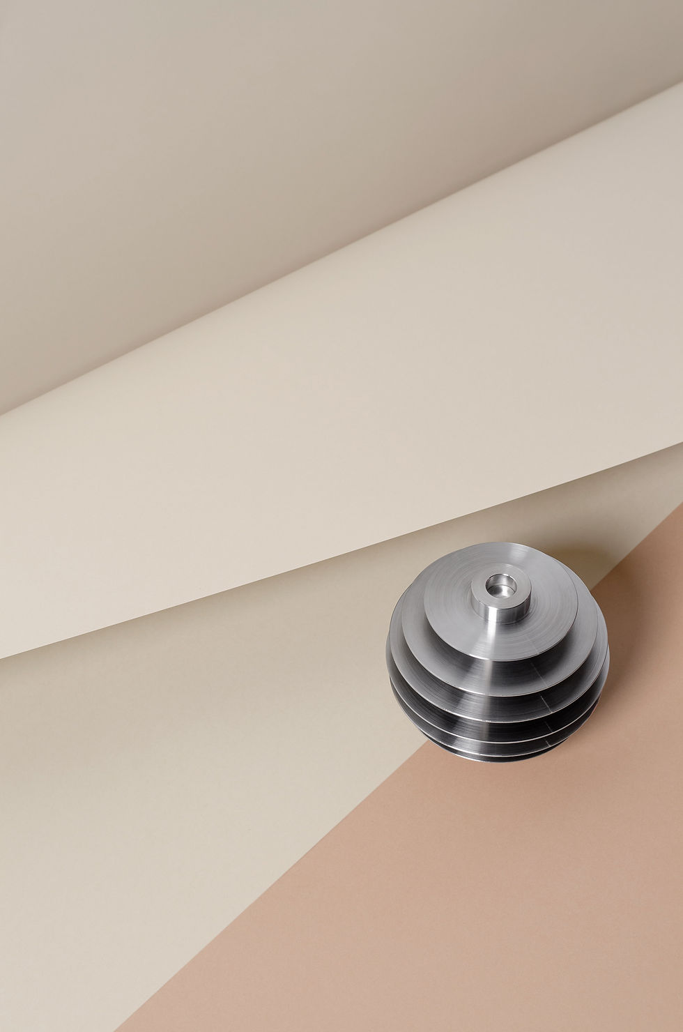 Thumbnail: Orb Candle Holder /stainless steel by Noom