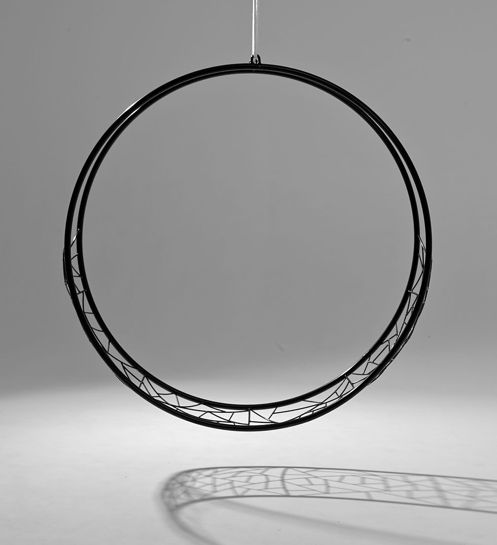 Thumbnail: Wheel Hanging Swing Chair by Studio Stirling