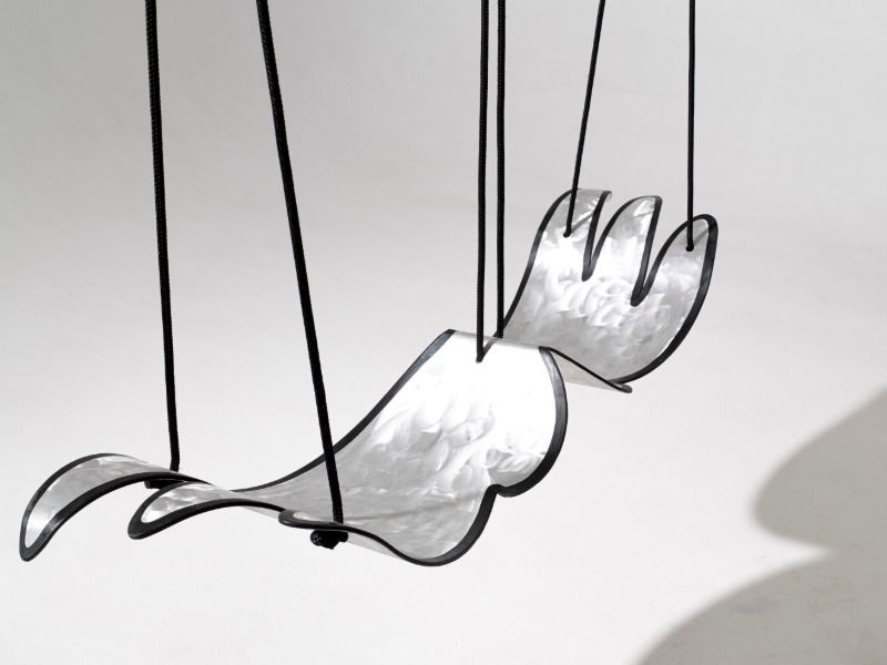 Thumbnail: Double Wing swing chair by Studio Stirling