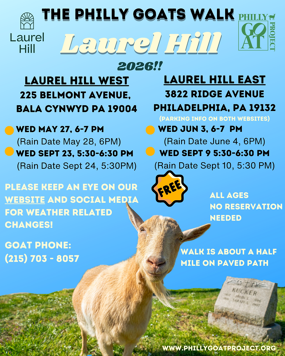 FREE Laurel Hill Cemetery WEST Walk! 6-7 PM