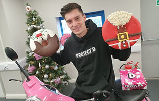Project+D's+Max+Poynton+with+the+giant+Project+D+doughnuts+which+make+a+great+alternative+