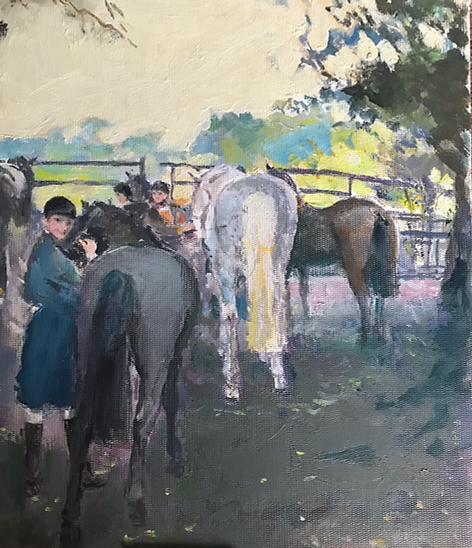 Turning out Ponies at Burghley Pony Club Camp