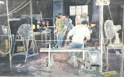 SOLD Glass Blowers, Mdina, Malta