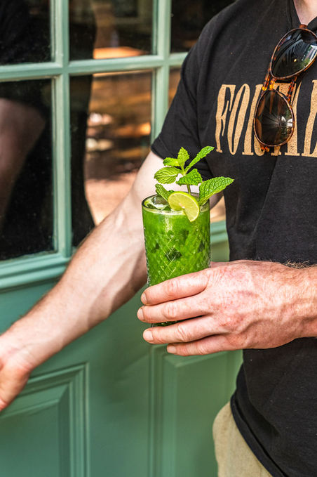 Iced Matcha at Bar Fino