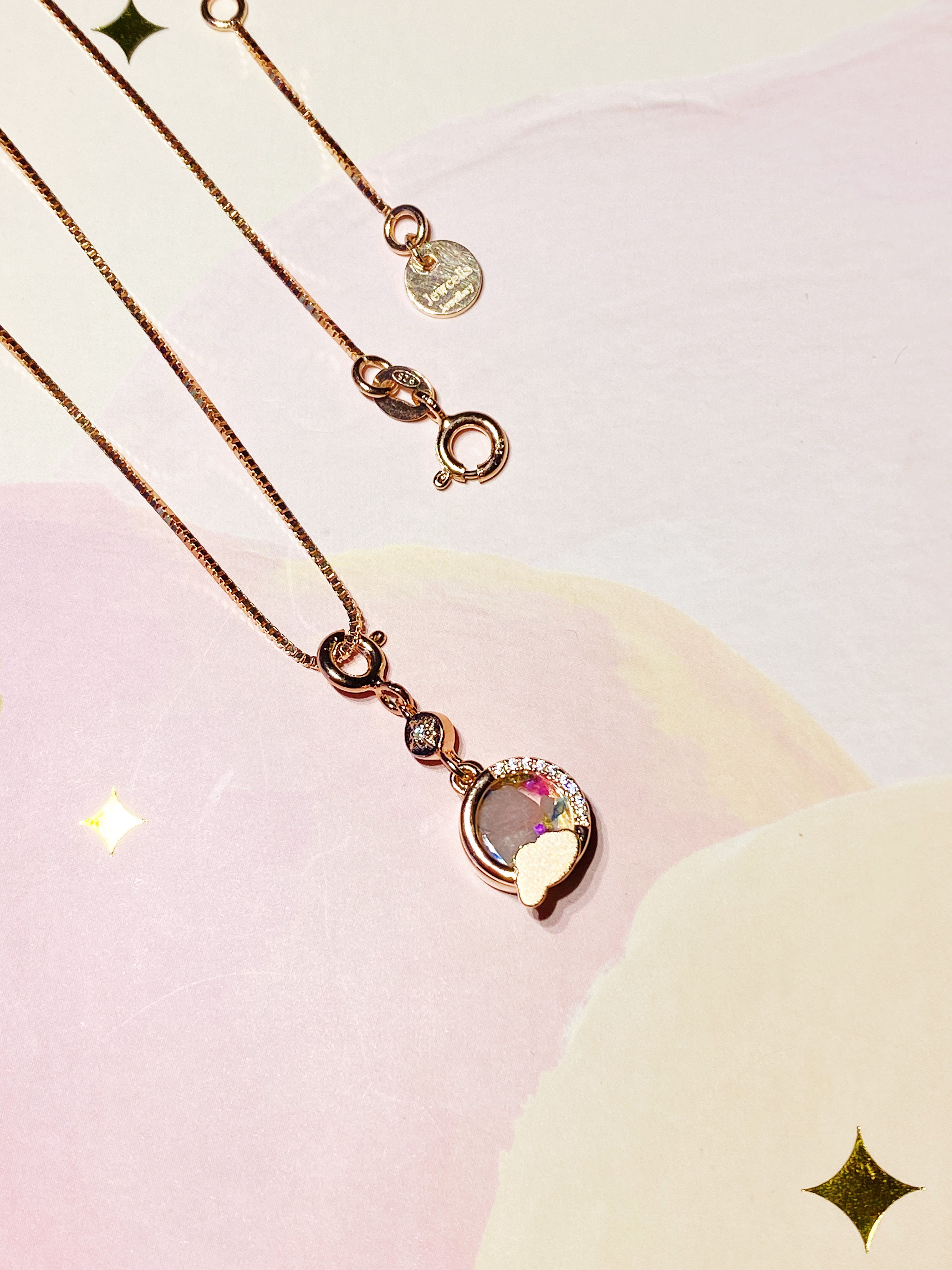 Signature Necklace with Full moon charm