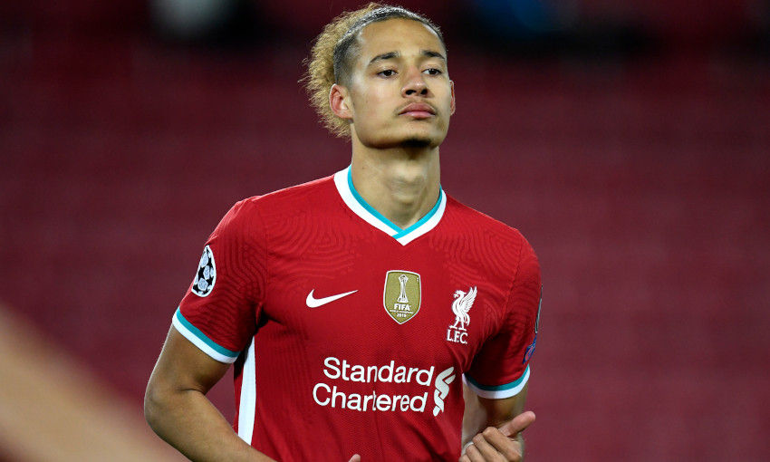 Rhys Williams making his premier league debut