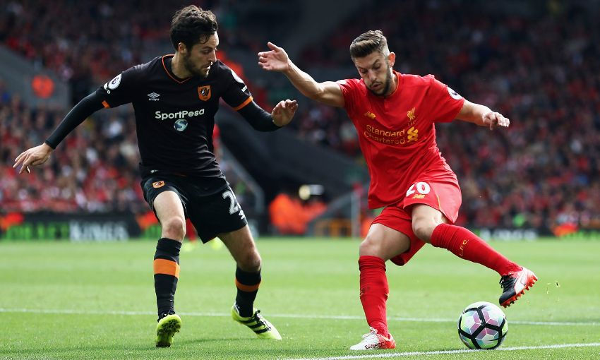 adam lallana spinning with the ball