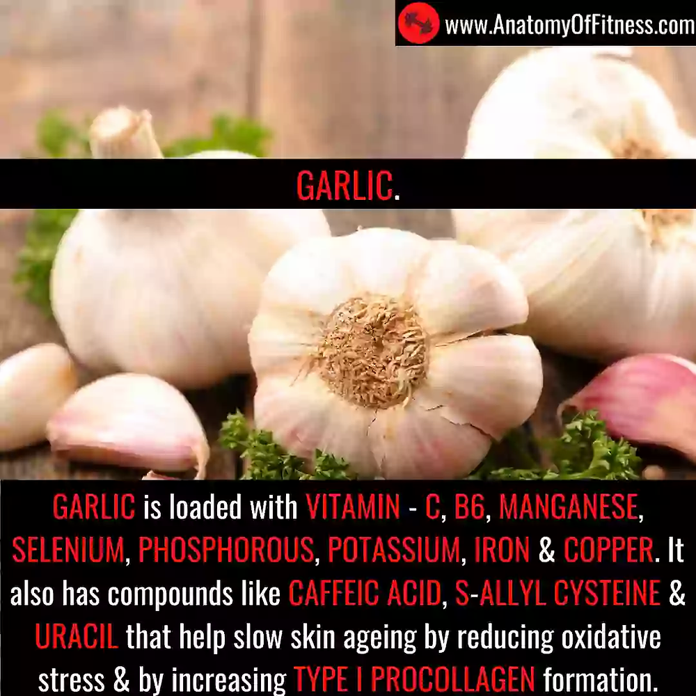 Garlic for ANTI-AGEING.