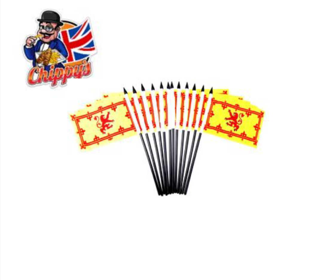 Scotland Rampant Lion Mini Desk Flag