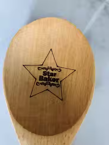 Wooden Bake Off "Star Baker" Spoon