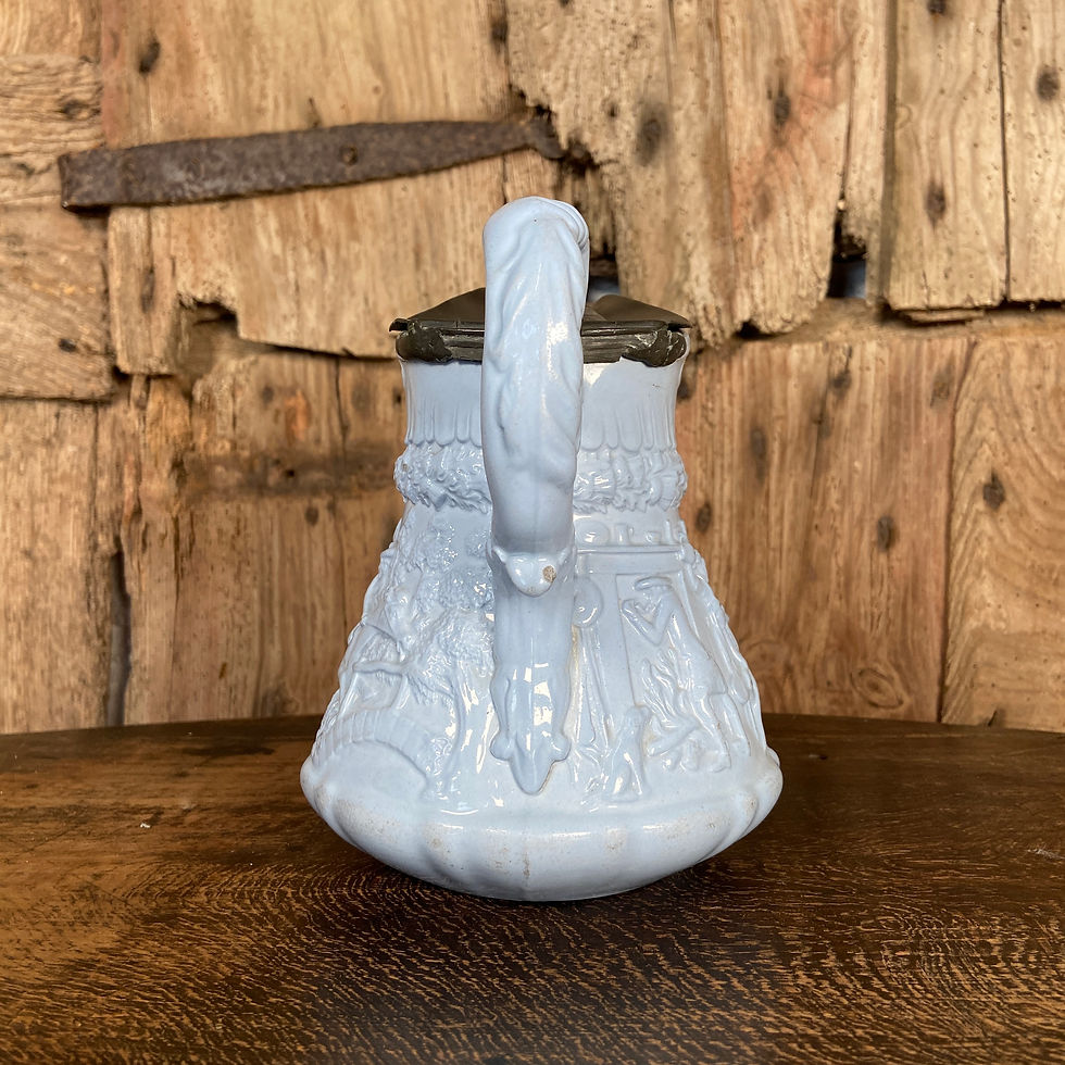 Thumbnail: Light Blue Pitcher by W. Ridgway & Co - 1835