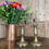 Thumbnail: Georgian Brass Candlesticks