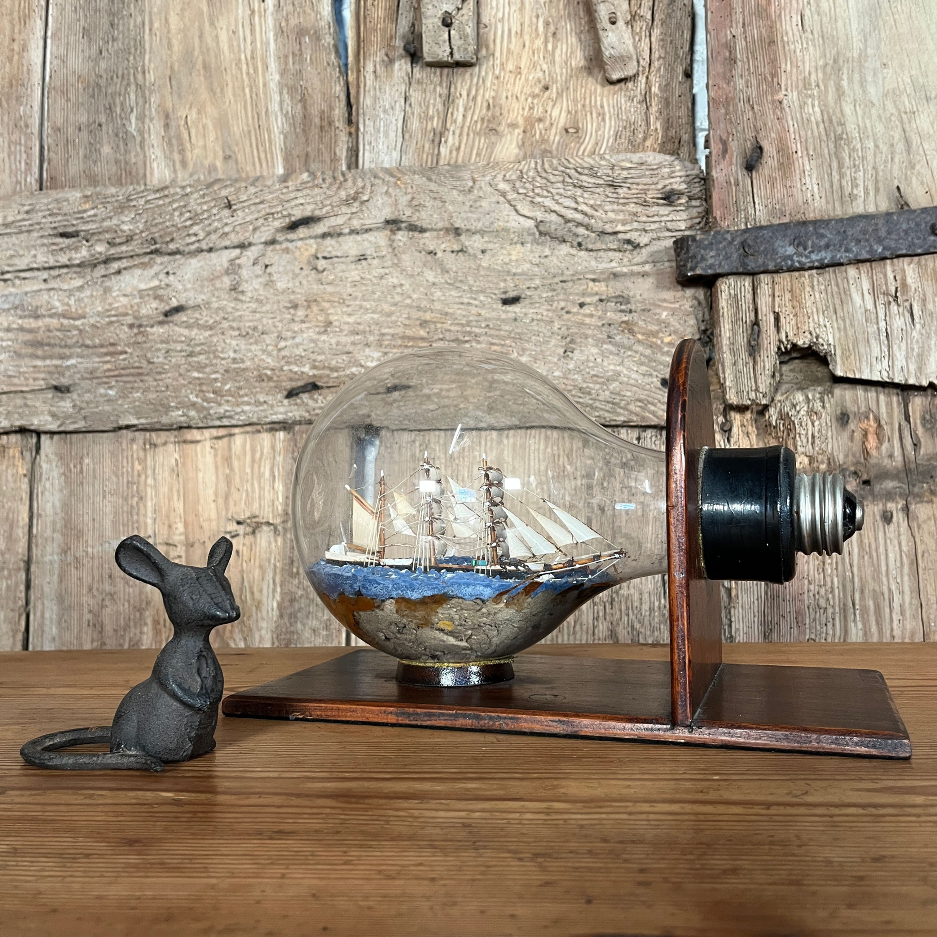 Ship in a Lightbulb - Early 20C