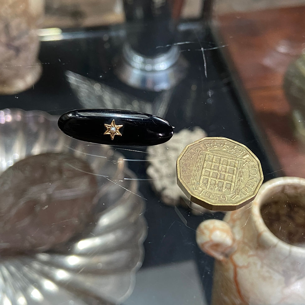 Thumbnail: Victorian Mourning Brooch