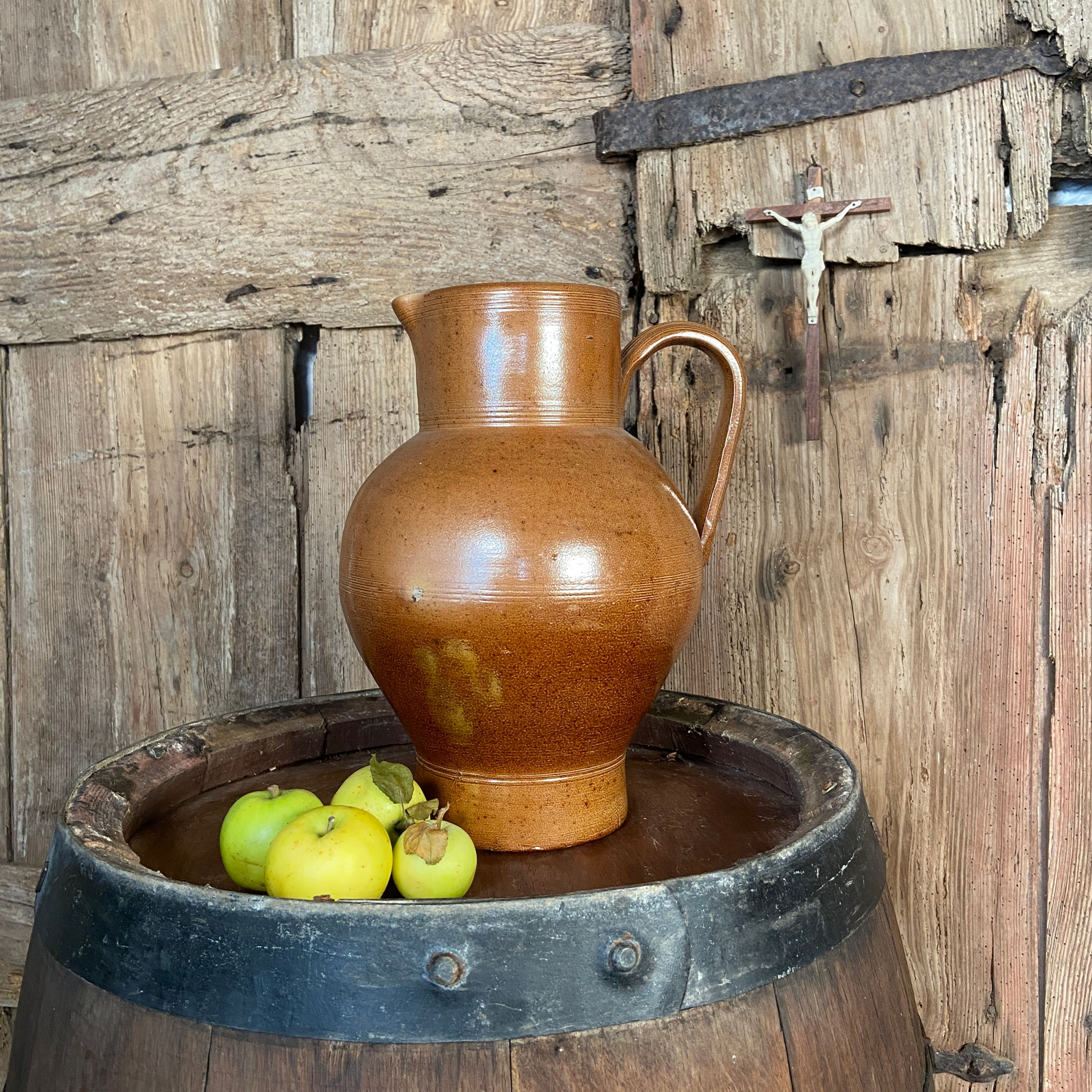 Large French Stoneware Jug