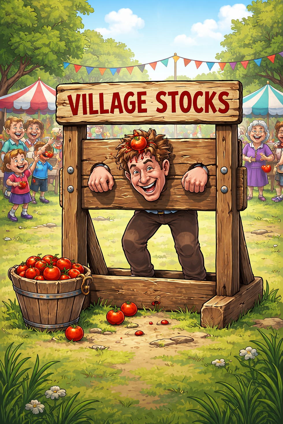 Wingfield Village Stocks Fundraiser: Take Your Turn! 