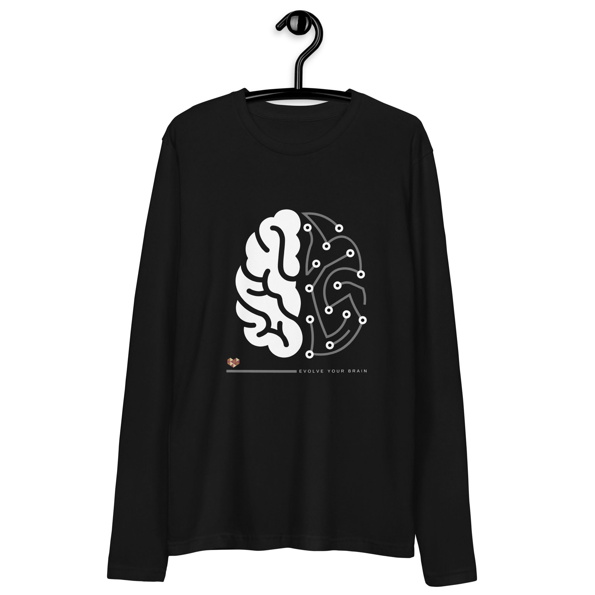 Evolve Your Brain | Long Sleeve Fitted Crew
