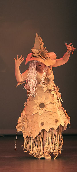 during the performance, I took a bow
