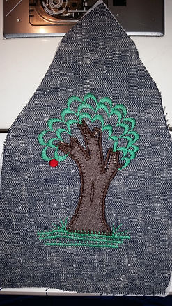 apple tree applique