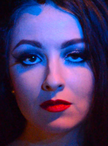 Portrait of Diana Stein - creator, lyricist and performer in Duskhaus Music Project.