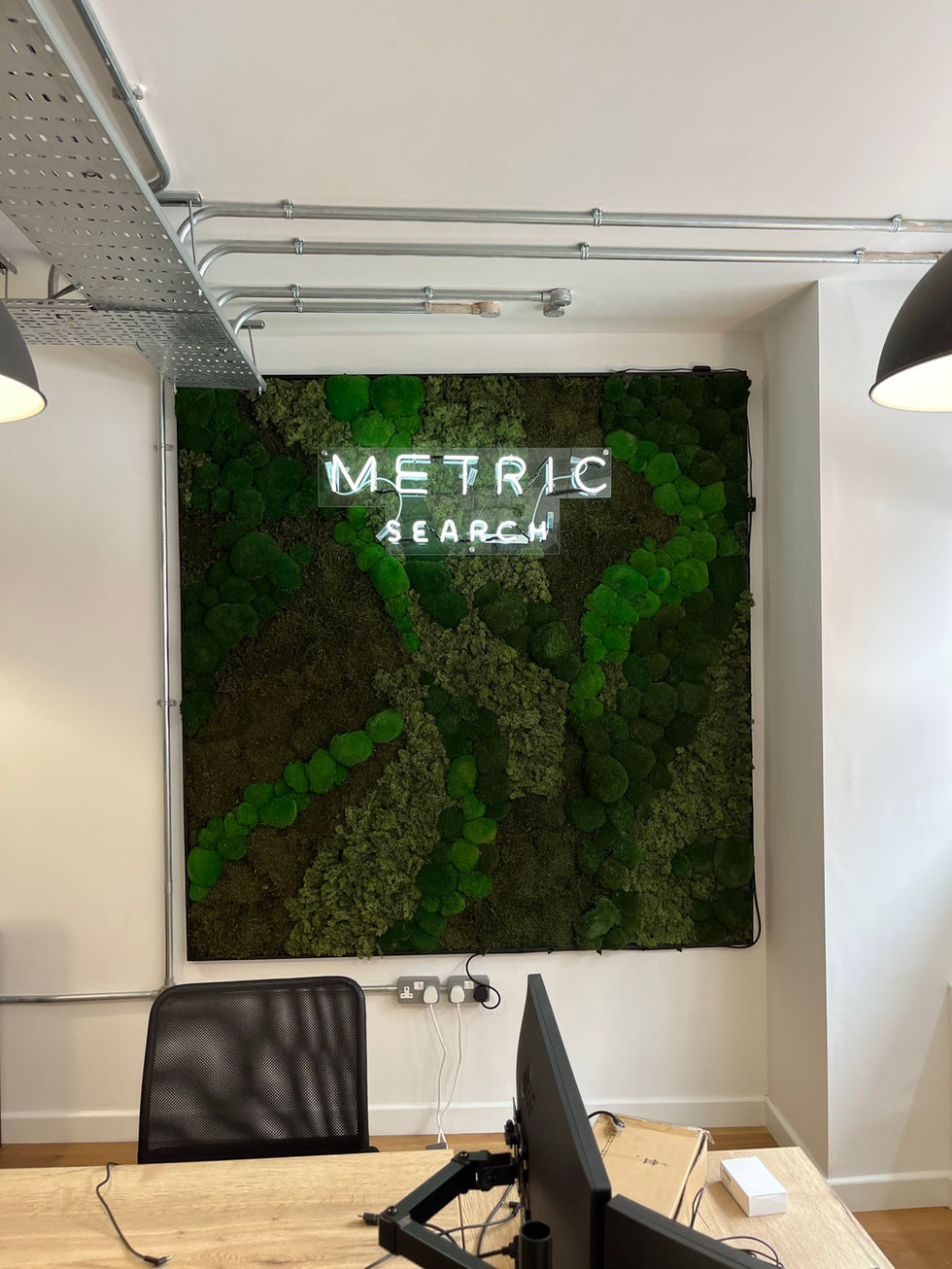 moss wall for your office