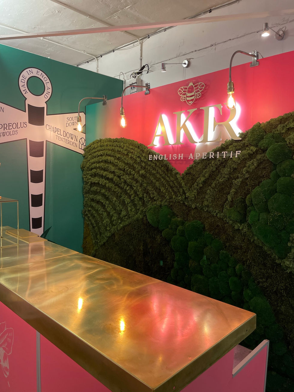 Green wall, biophilic design