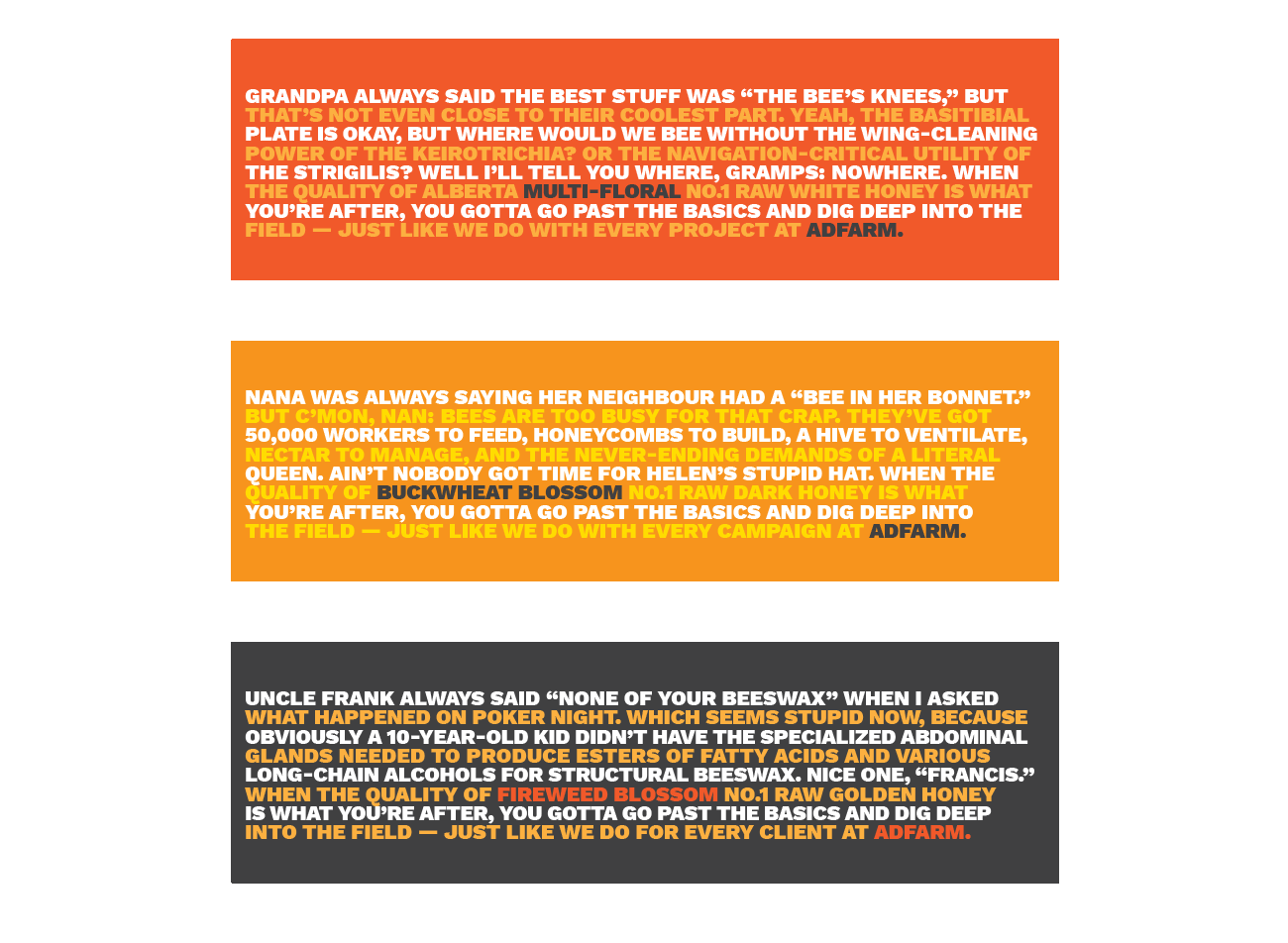 Honey Jar Labels