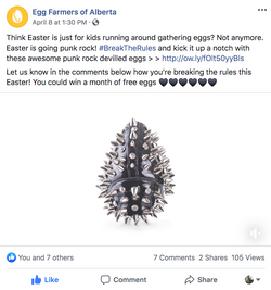 Easter #BreakTheRules Social Post