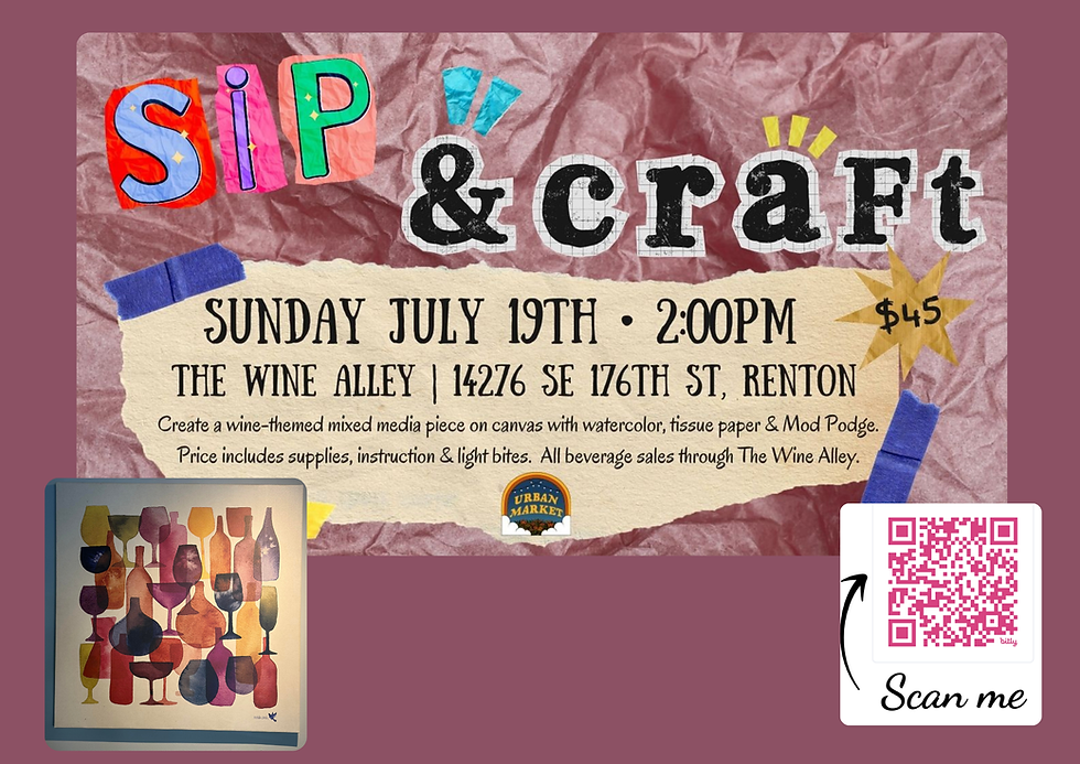 Sip & Craft at The Wine Alley