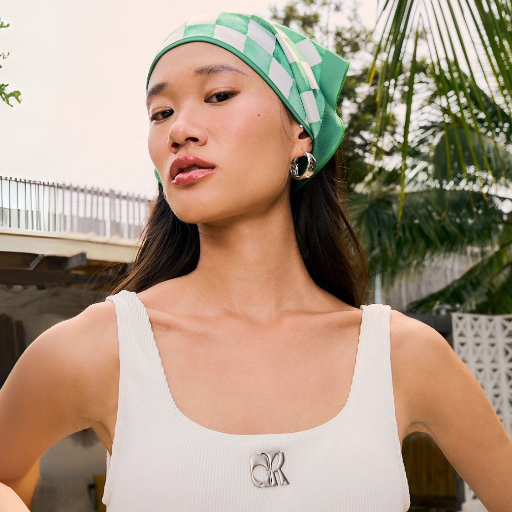 Coralist Bandana in 'Green Capri' (CRB62)